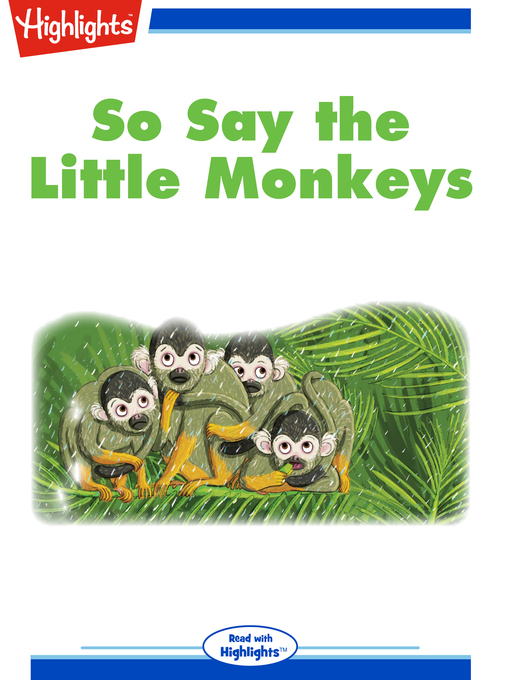 Gale Sypher Jacob作のSo Say the Little Monkeysの作品詳細 - 貸出可能
